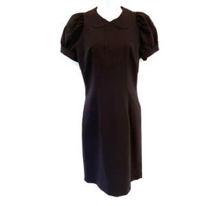 Cottonade Paris black wool dress 38